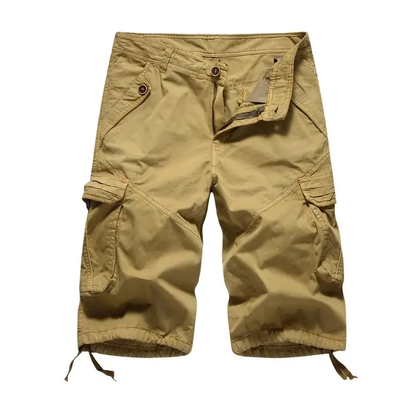 

2020 New Camouflage Cargo Shorts Men Multi-Pocket Military Tactical Shorts Mens Cotton Casual Male Short Pants Streetwear