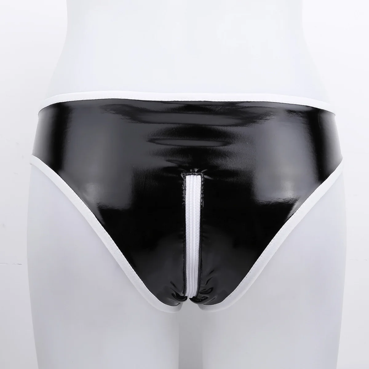 Женское нижнее белье Женская Клубная одежда женское Лакированное кожаное бикини