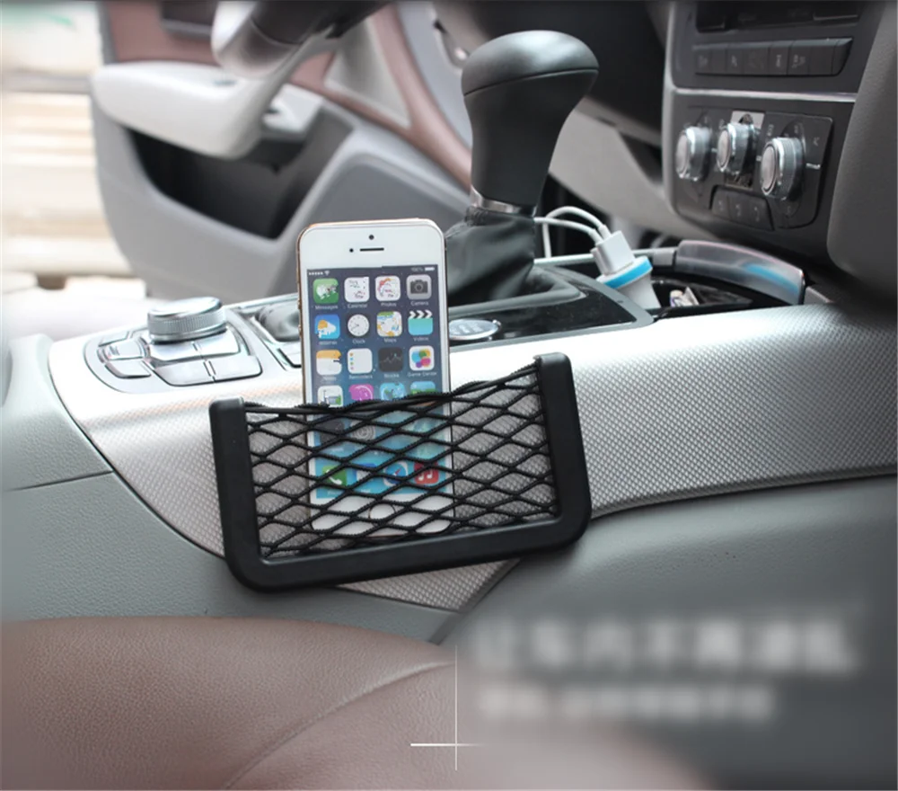 Универсальные автомобильные аксессуары сиденье сотовый телефон мусора сетчатый