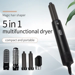 Электрический фен, щетка с горячим воздухом, выпрямитель для волос, расческа, щетка, бигуди, Инструменты для укладки волос