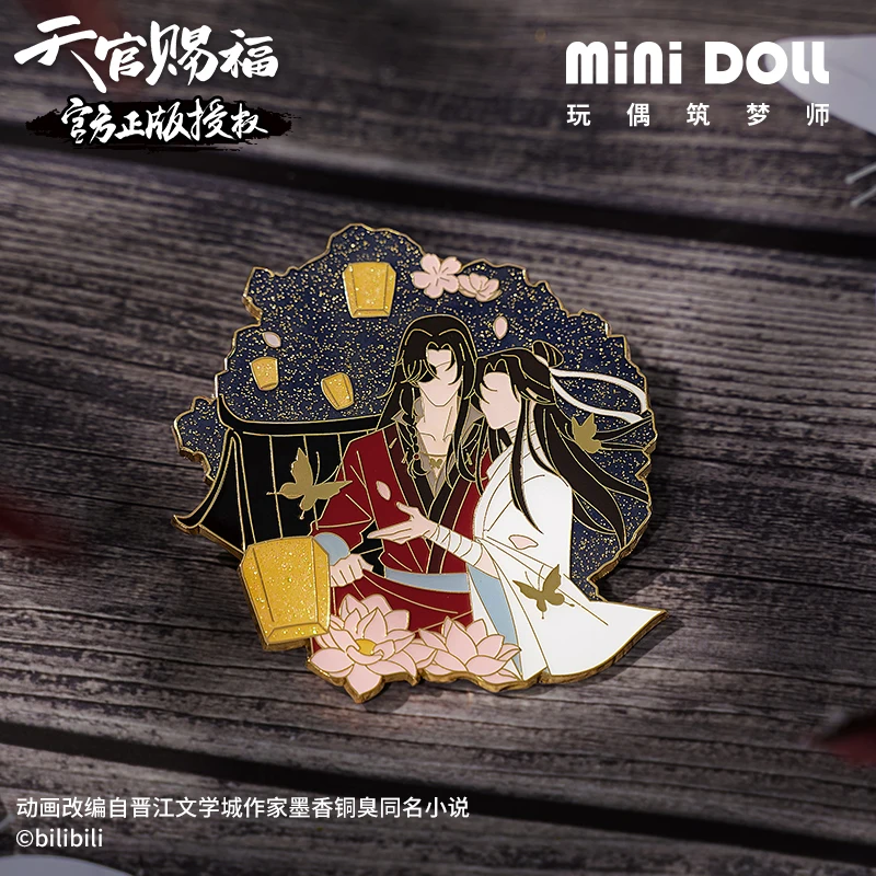 

Брошь-значок Tian Guan Ci Fu Hua Cheng Xie Lian Sky в виде фонаря