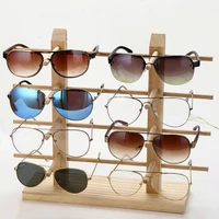 hot multi layers wood sunglass display racks shelf eyeglasses show stand jewelry holder for multi pairs glasses showcase women