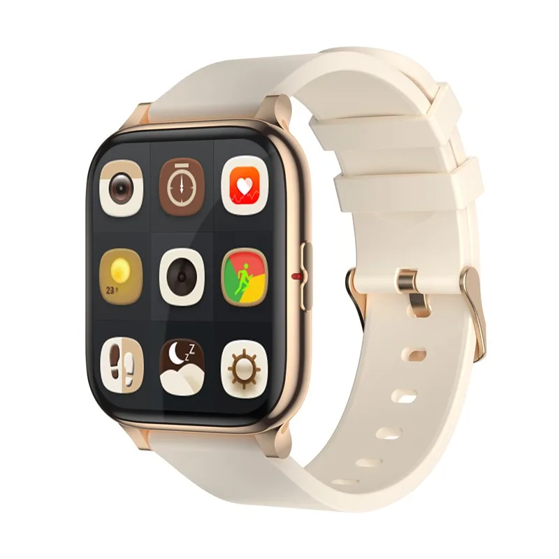 

Смарт-часы, экран 1,69 дюйма, пульсометр, Bluetooth, Push-уведомления, Wechat, Смарт-часы для IOS, Android