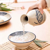 japanese style creative ceramic retro hip flask household shochu white wine rice wine sake pot wine vessel good looking wine bot