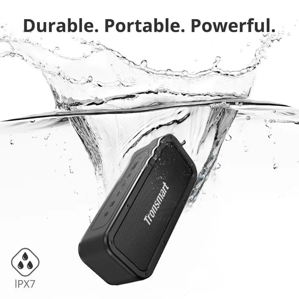 Tronsmart Force SoundPulse Bluetooth Speaker Dynamic Audio 40W 5.0 IPX7 Water Resistant Siri TWS NFC 15H Working Time | Электроника