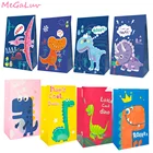 5 шт., бумажные пакеты с динозаврами для конфет