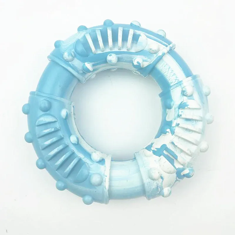 

Fun Pet Circle Toy Dog Chews Rubber Soft Ball Outdoor Throwing Ball Touring Game Supplies Tooth Cleaning Tease Cat Puppy Toys