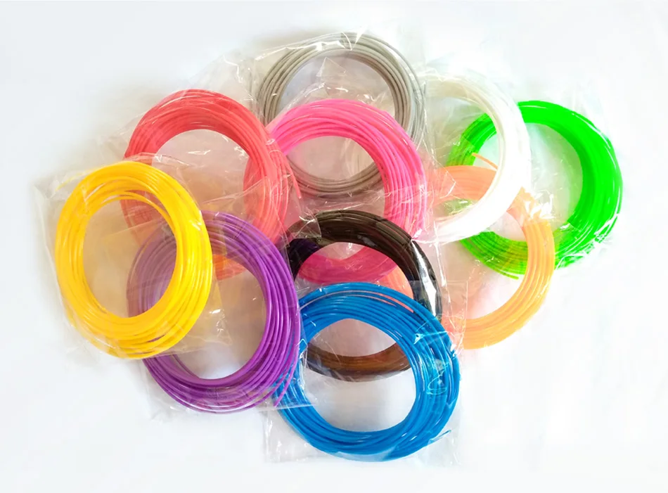PCL 1.75mm 3d pen filament 20 colors Low temperature plastic printing pcl abs pla 1.75 | Компьютеры и офис