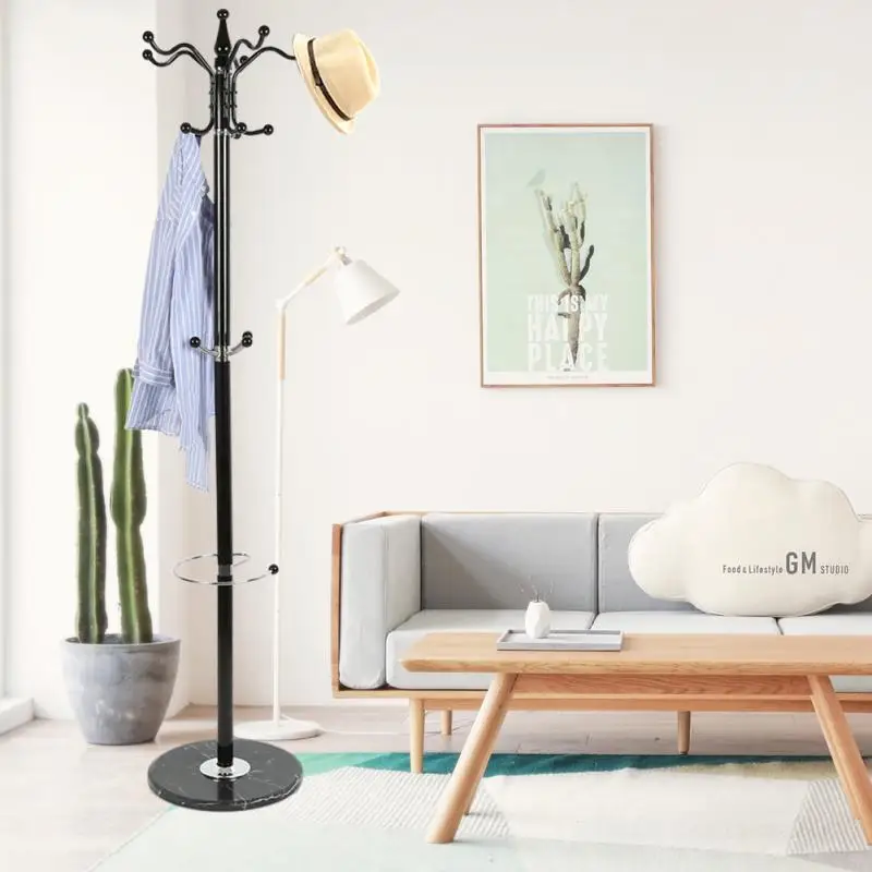 Вешалка подставка для пальто металлические крючки в сборе вешалка одежды шляп