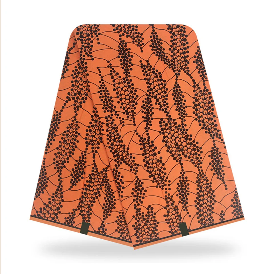 

6 Yards Mitex Wax Print/ African Fabrics Kitenge/Pagnes/Tissues Africain/ Lapa/Chitenge Y-674