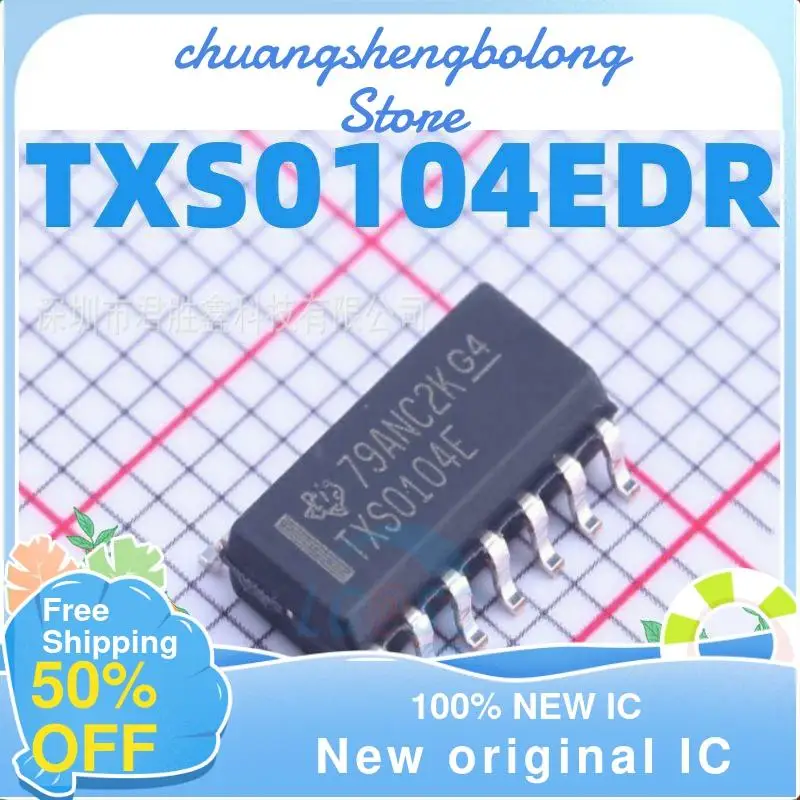 

10-200PCS TXS0104E TXS0104ED SOP14 New original IC