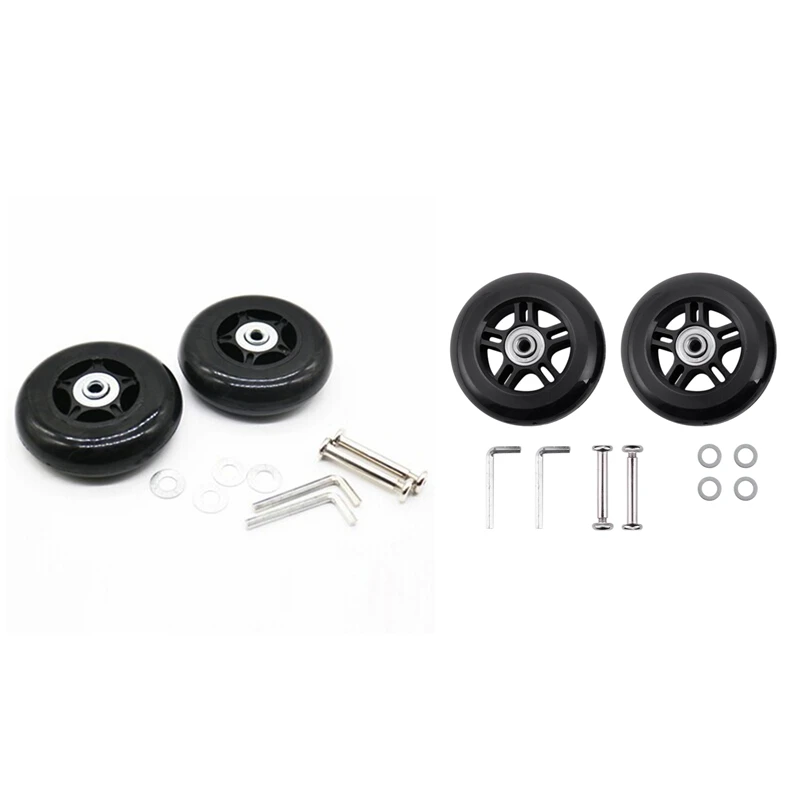 2 комплекта чемоданов для багажа Сменные колесики с осями и гаечным ключом Набор