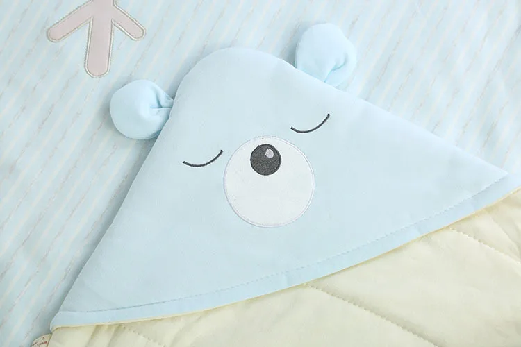 Детский спальный мешок мягкий хлопковый для новорожденных мальчиков и девочек