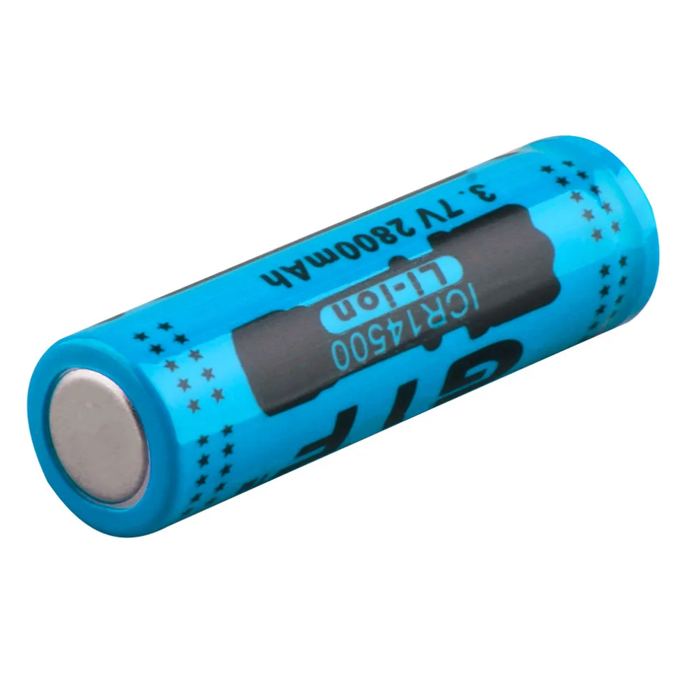 

1 piece of brand new original 14500 3.7V 2800 mAh rechargeable lithium ion battery for LED flashlight battery