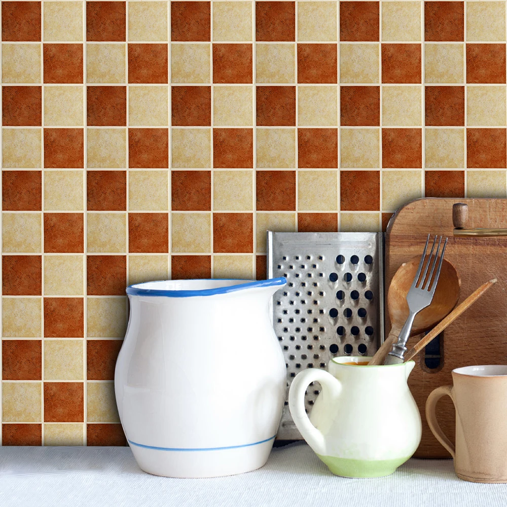 Самоклеящаяся белая мозаичная плитка Funlife наклейки для украшения ванной кухни