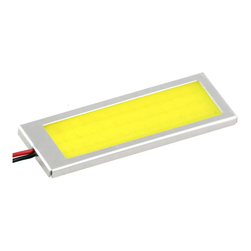 1 Piece W5W T10 C3W C5W C10W BA9S Festoon LED COB LED Panel Dome Lamp Auto Car Interior Reading Plate Light Ceiling Wired Lamp