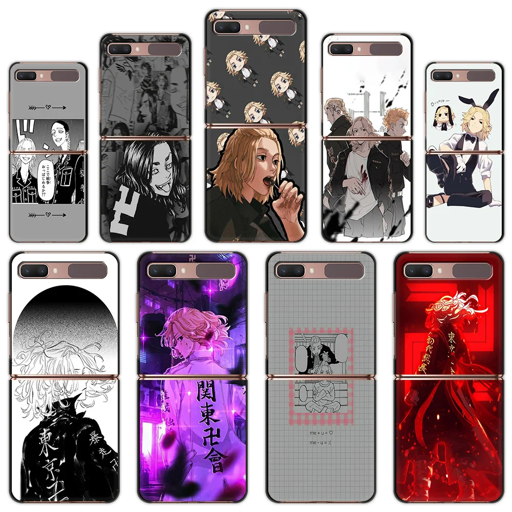 

Tokyo Revengers Fundas Case For Samsung Galaxy Z Flip 3 5G Black Hard PC for Samsung Z Flip 5G 6.7 Inch ShockProof Cover Shell