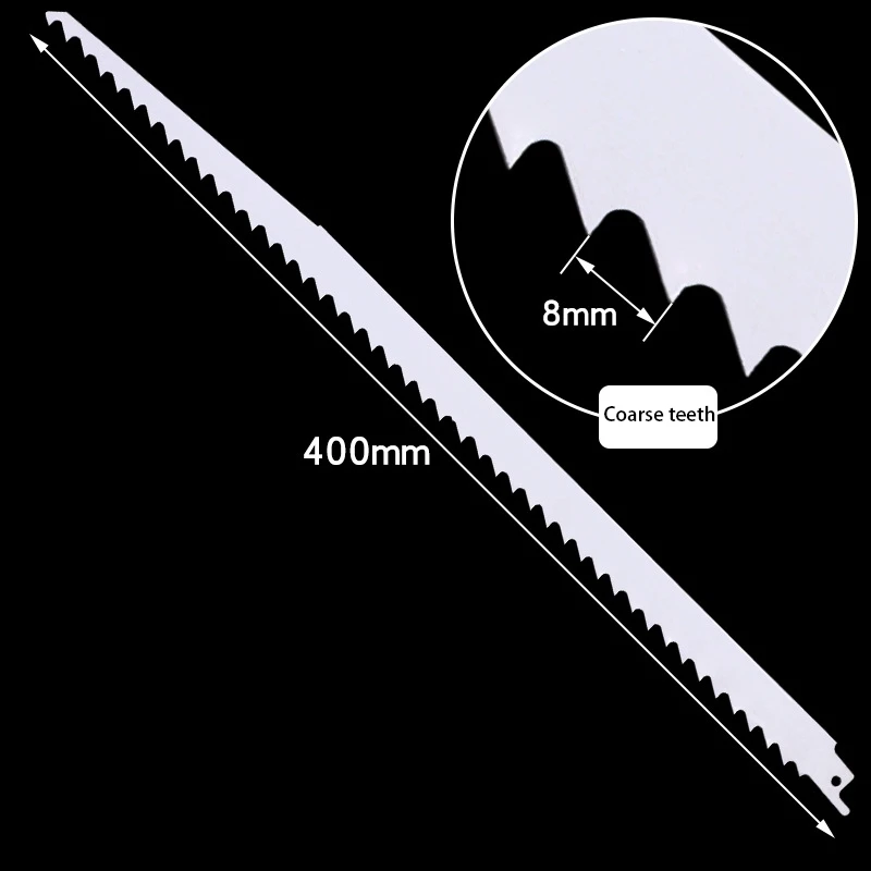 

2PCS coarse/fine tooth reciprocating saw saw blade electric woodworking saber saw metal keel saw 400mm