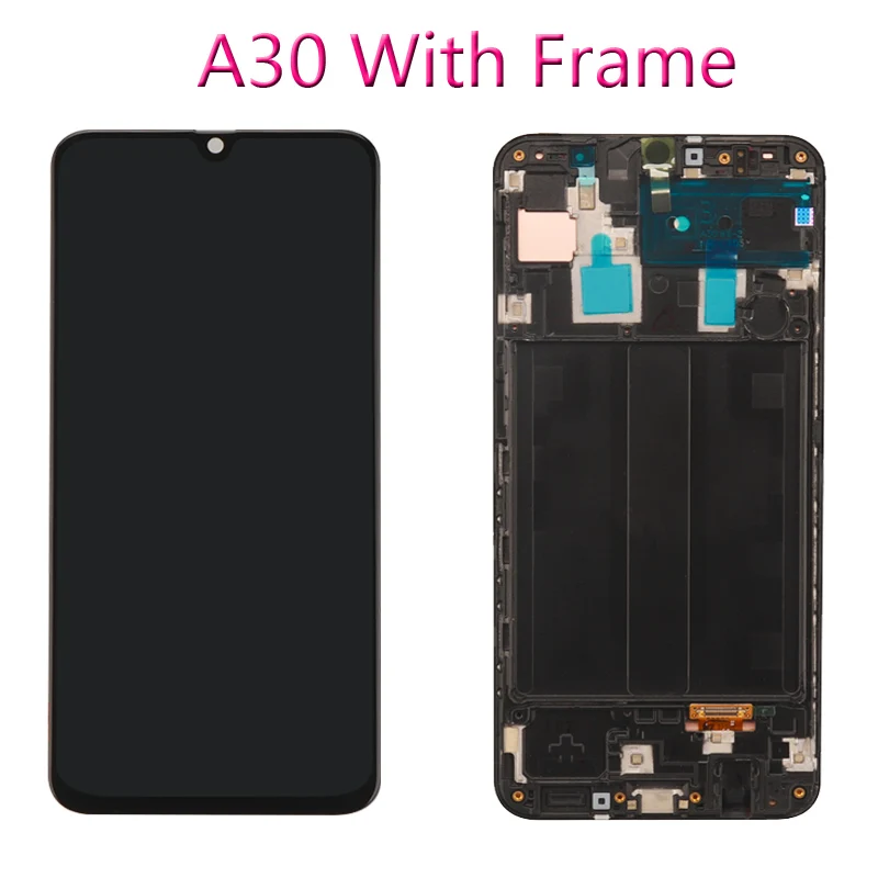 ORIGINAL 6.4'' SUPER AMOLED LCD Display for SAMSUNG GALAXY A30 A305/DS A305F A305FD A305A Touch Screen Digitizer Assembly |