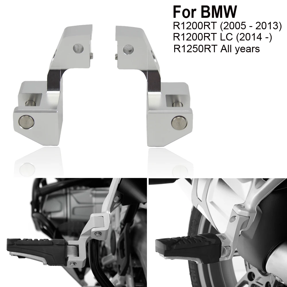 

For BMW R 1200 RT LC 2014-2021 R1200RT R 1250 RT NEW Motorcycle Passenger Footrest Foot Peg Lowering Kits