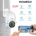 INQMEGA 3MP  2MP PTZ скоростная купольная Wifi камера мини уличная 1080P камера автоматического слежения беспроводная камера домашнее наблюдение IP камера