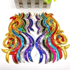 2 шт., зеркальные патчи для волос, 23 х6 см