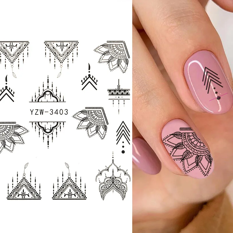 

The New Stickers for nails Tricks Simple Stickers for manicure DIY nails sticker nail foil