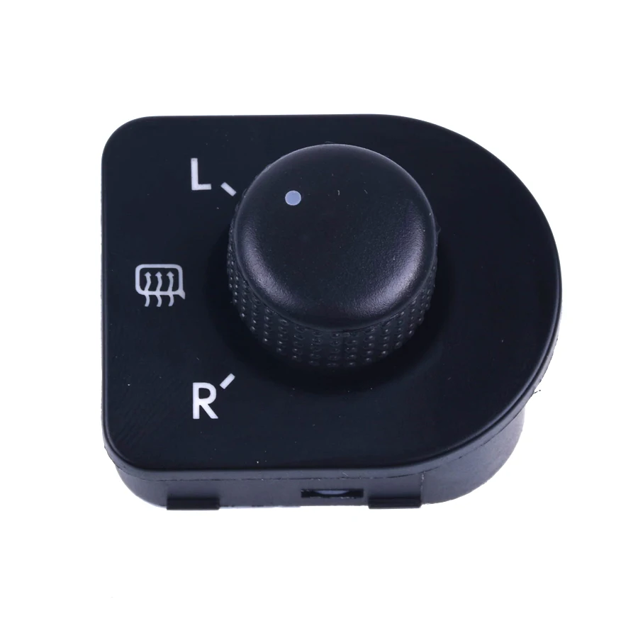 Автомобильная ручка переключателя бокового зеркала черная контроля тепла для