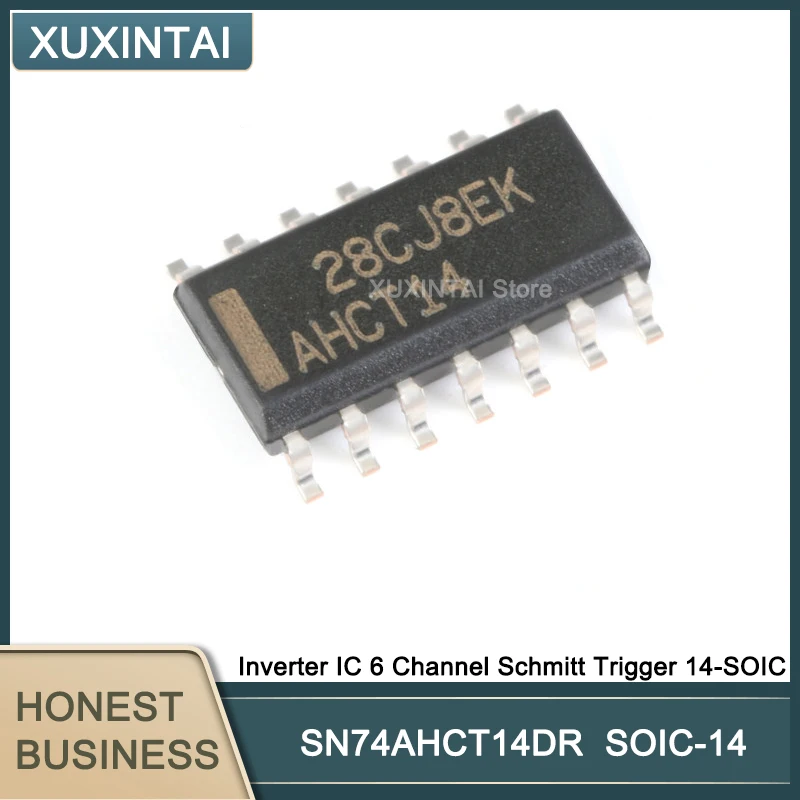 

100 шт./лот SN74AHCT14DR SN74AHCT14 Инвертор IC 6-КАНАЛЬНЫЙ триггер Schmitt 14-SOIC