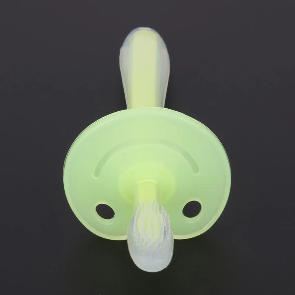 Детские мягкие силиконовые учебная зубная щетка для новорожденных детские