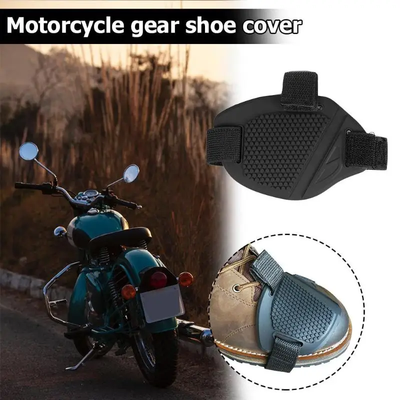 Мотоциклетная обувь защита резиновый нескользящий Шестерни переключения передач загрузки защитный чехол отлично подходит для различных видов дорожного покрытия эффект износостойкость
