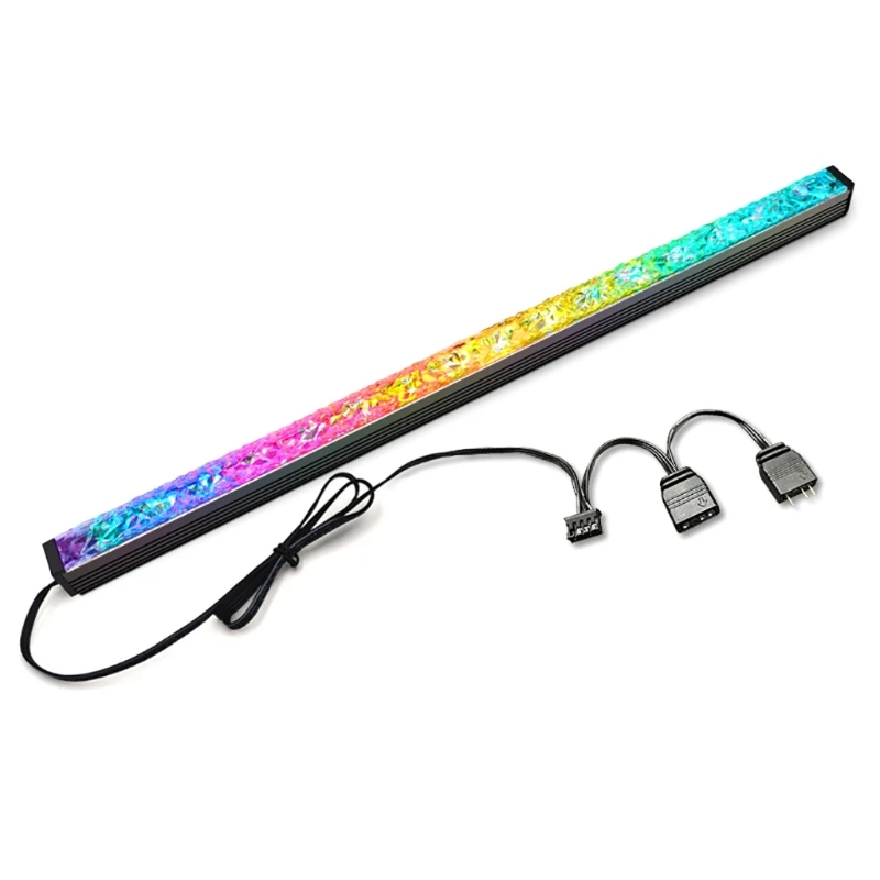B2EF RGB PC светодиодная лента Радужная магнитная полоса для ПК чехол светильник 5 в 3