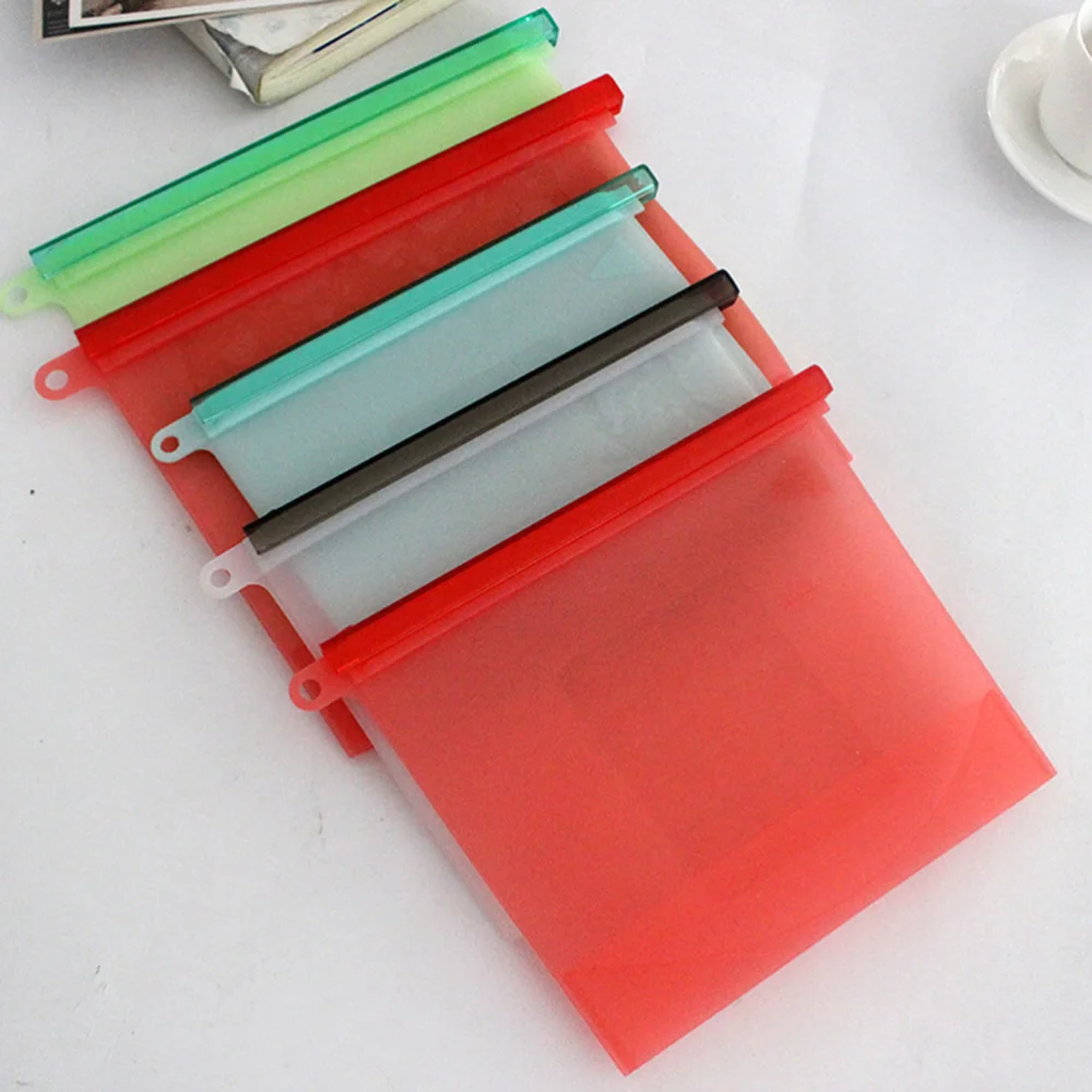 1 шт многоразовые герметичные силиконовые застежки молнии сохранение пищи