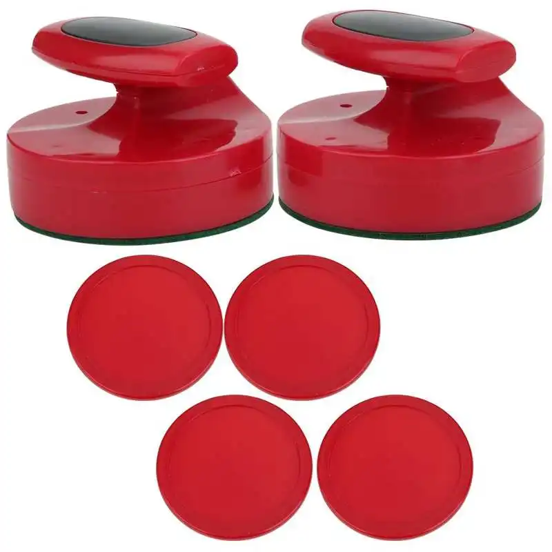 

Air Hockey Family Party Table Hockey Game Entertainment 94MM Slider Pusher Set with 4 Pucks Accessories