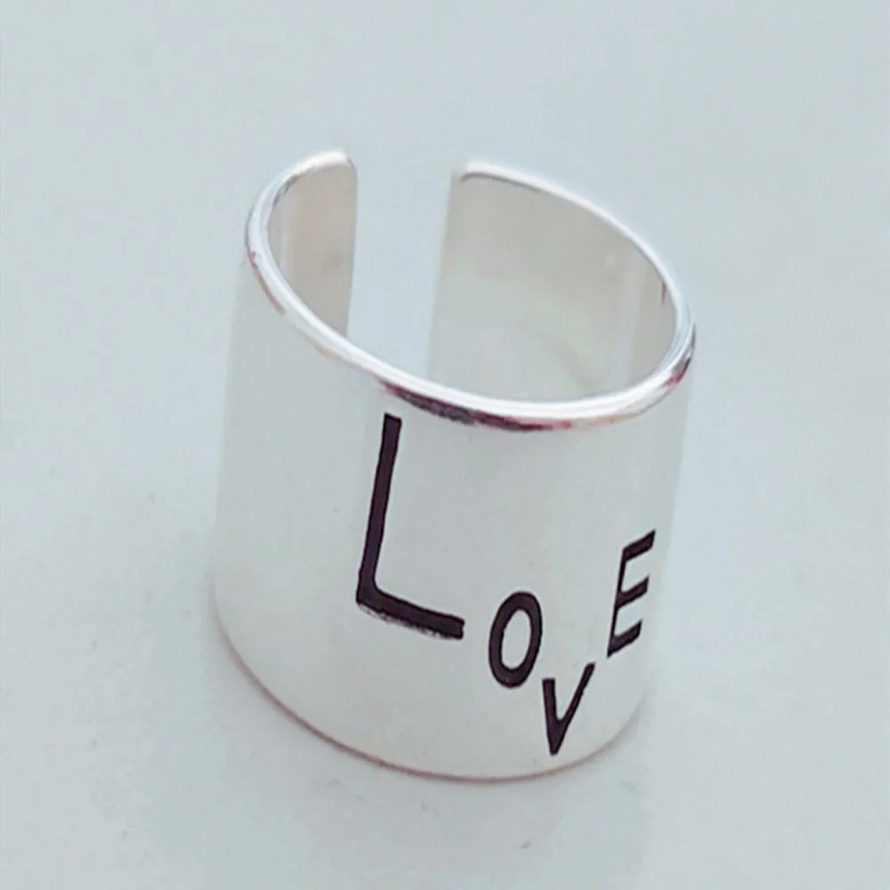 

Hiphop Rock Punk Finger ring Contracted Sell like hot cakes Creative Ring Unisex The geometric Valentine's day gifts