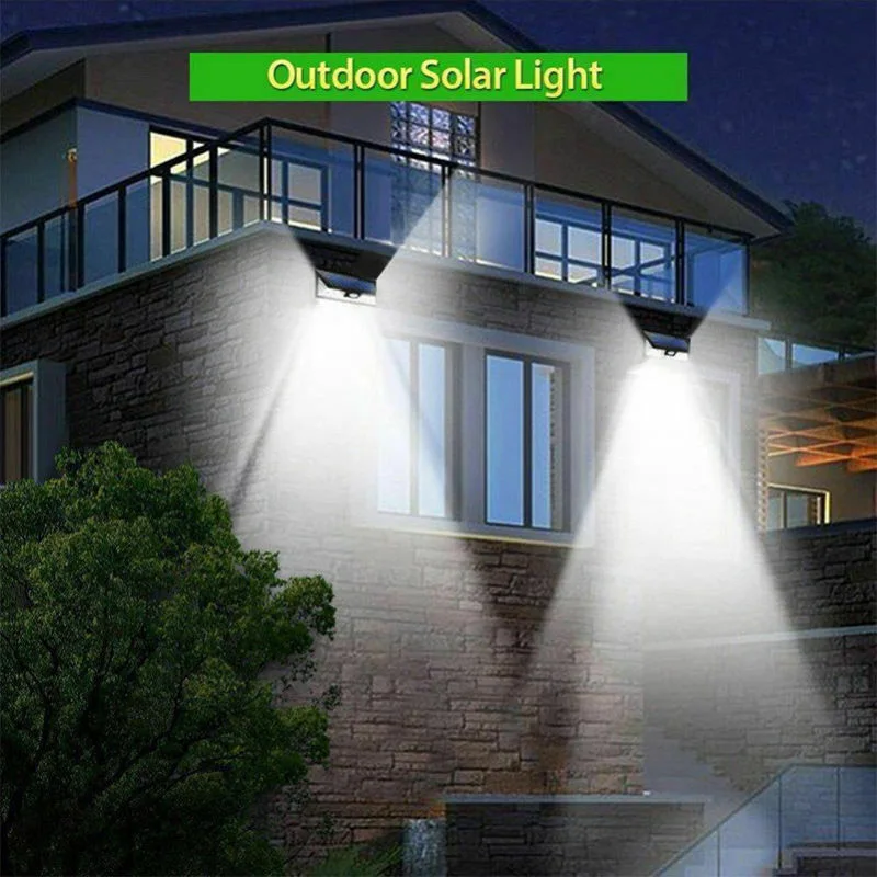 

118 LED Outdoor Solar Light PIR Motion Sensor Wall Security Light Waterproof Garden Road Street Lamp Rainsafe Waterproof 1000LM