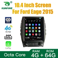 tesla screen octa core 4gb ram 64gm rom android 10 0 car dvd gps player deckless car stereo for ford eage 2015 radio