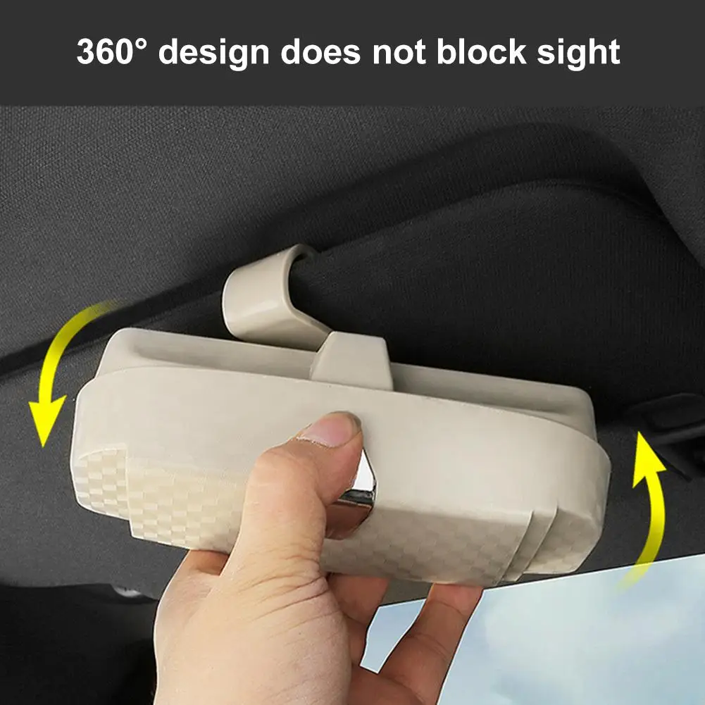 

Glasses Holder Magnetic Car Sun Visor Glasses Case Organizer Glasses Storage Box Holder Visor Sunshade Car Holder For Glasses