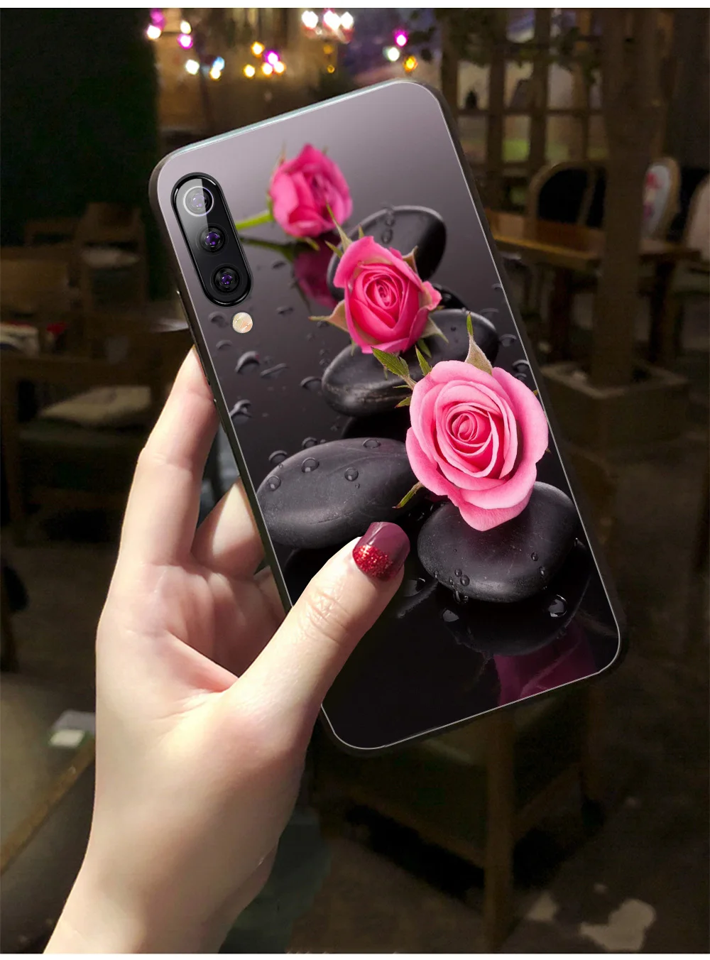 Для huawei P20 pro Чехол P30 задняя крышка lite для huawei honor 20 pro Чехол V20 mate ЖЕСТКИЙ ЦВЕТОК РОЗА ФЛОРА девушка женщина Индивидуальные