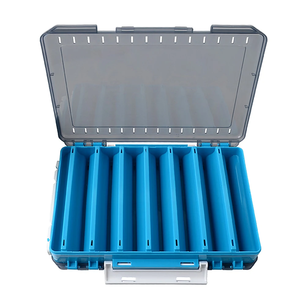 

Double Sided Fishing Box Fishing Accessories Lures Hooks Storage Box Fishing Tackle Organizer Box
