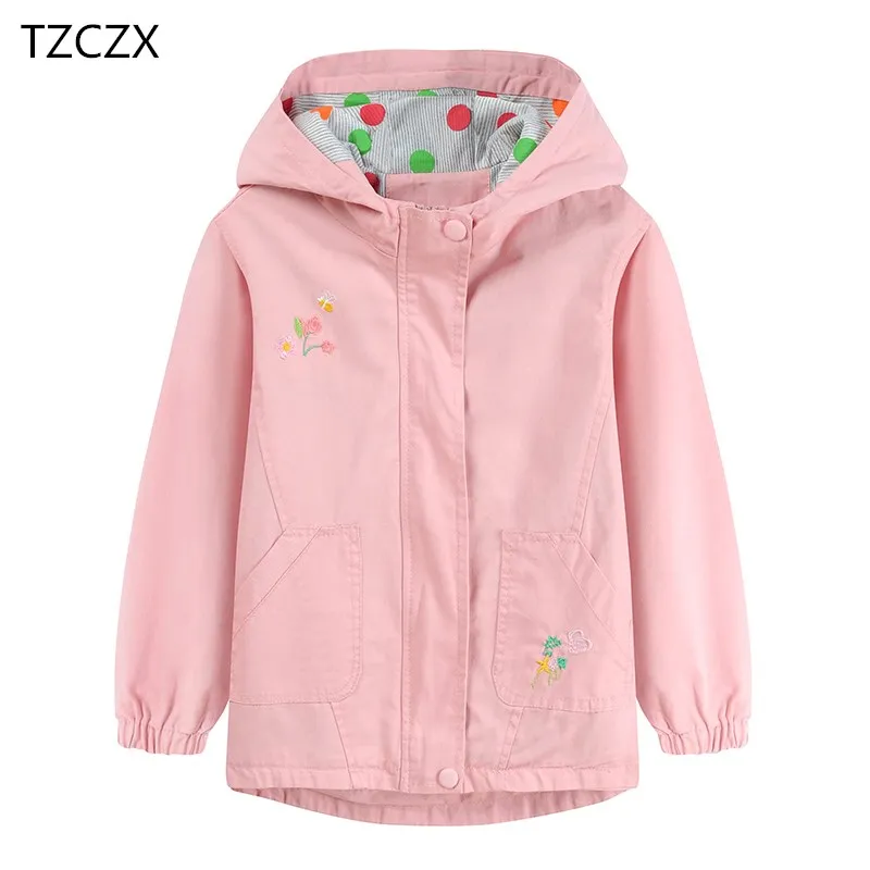 Детская двухслойная куртка на хлопковой подкладке с капюшоном |