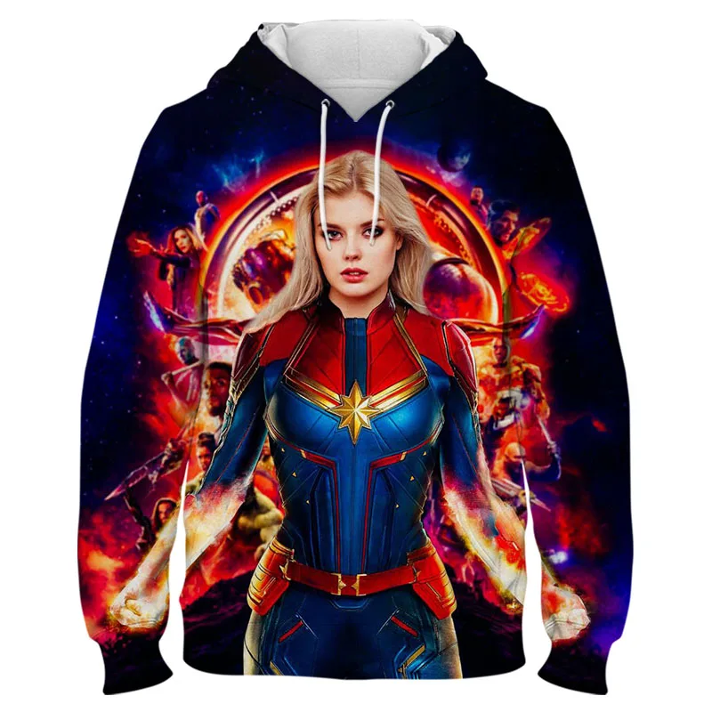 Толстовка с капюшоном и 3D-принтом в стиле Харадзюку | Мужская одежда