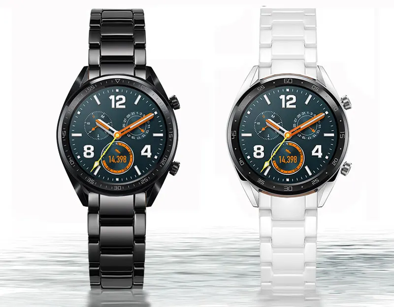 22 мм huawei watch gt 2 ремешок для samsung Galaxy Watch 46 мм/S3 Frontier band Amazfit GTR 47 мм/huami Amazfit керамический браслет