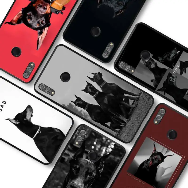 

Animal Dachshund Doberman dog Phone Case For Huawei Mate 30 Pro P20 P30 P40 pro lite Y7 Y6 2019 for Honor 8X 8A 10 20lite 10i