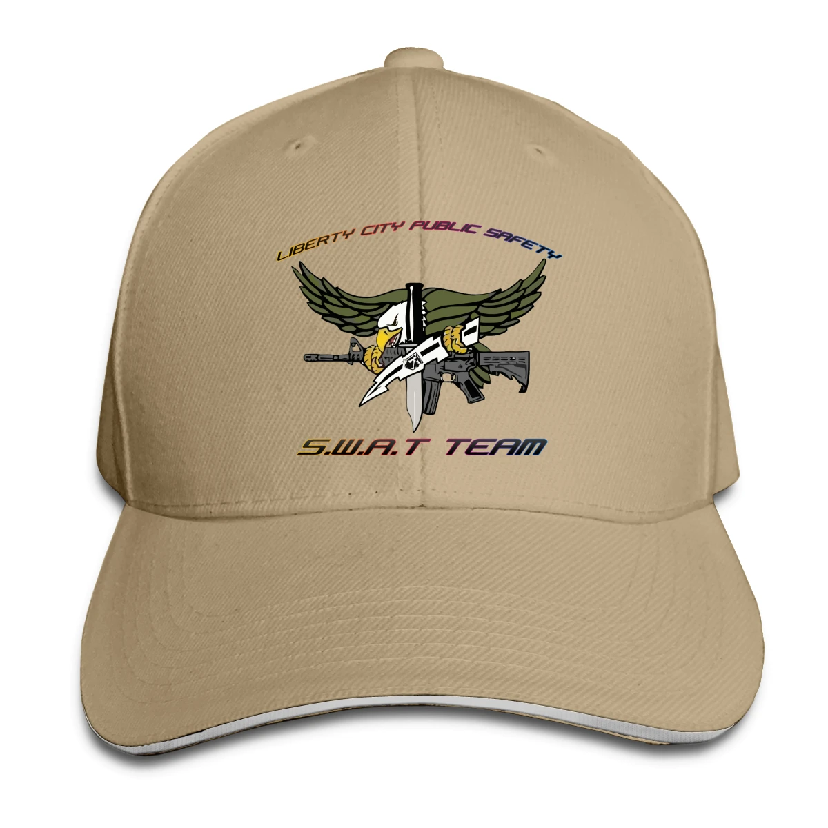 

Police Swat man's womens Fashionable breathable Trucker Hat