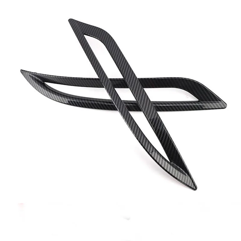 Matte Carbon fiber For Tesla Model 3 Rear fog lamp decorative frame Taillight protective cover Modified accessories decoration | Автомобили