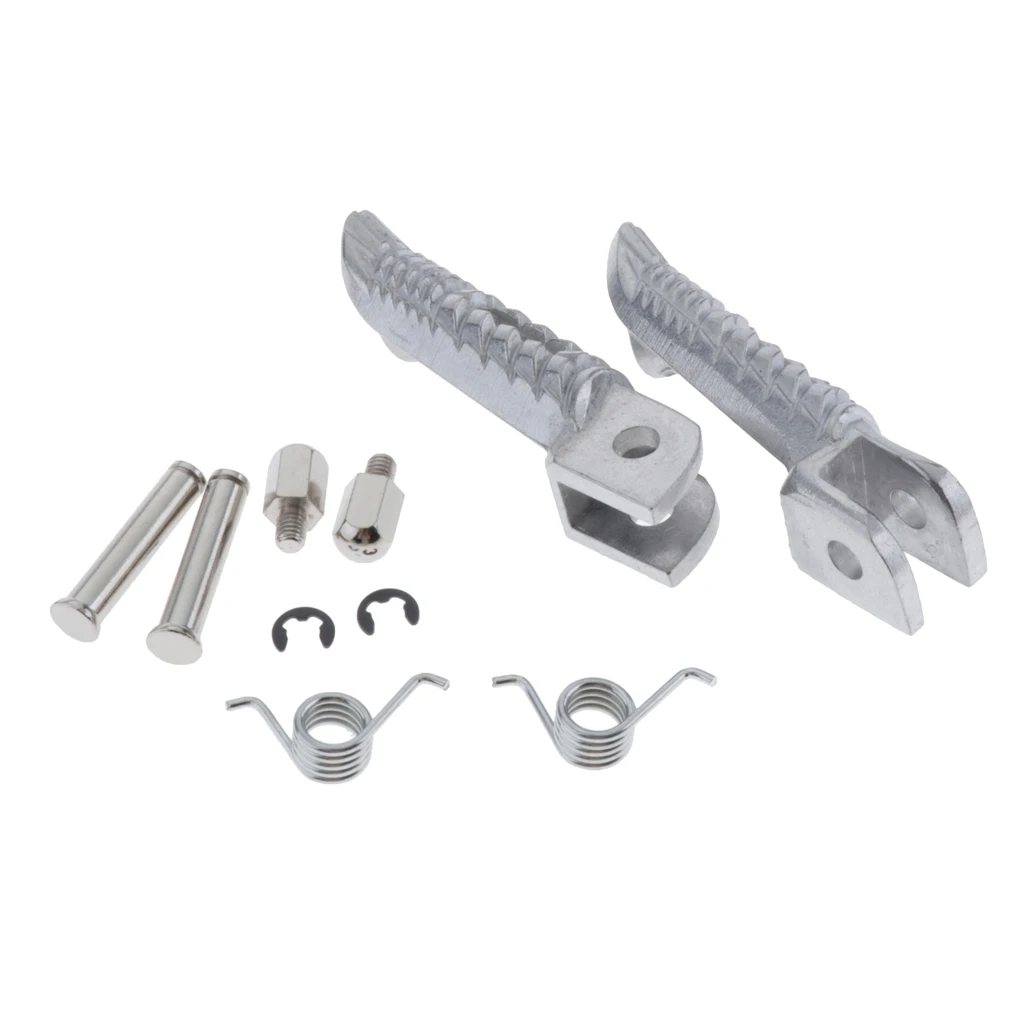 

Chrome Motorcycle Front Footrests Foot Pegs For Suzuki GSXR600 GSXR750 2001-2018