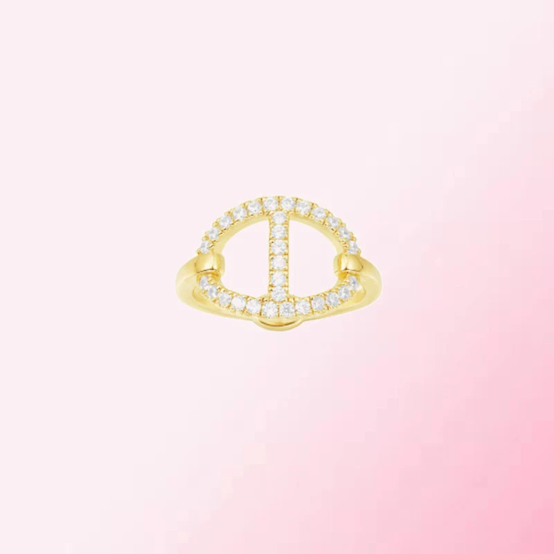 

1:1 Make 925 Sterling Silver Customized Unique Design Fashion Exquisite Golden Ring