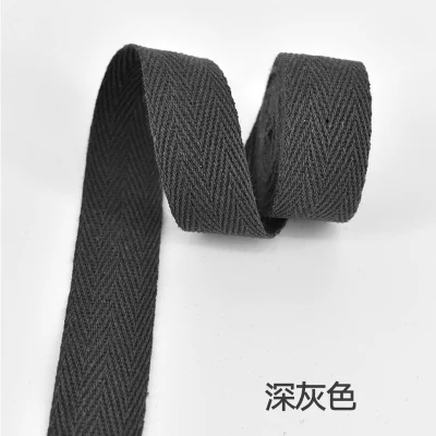 50Yard/Lot Canvas Herringbone Twill Cotton Ribbon Tape 2.5CM Webbing Bias Binding Lace Belts Straps For DIY Bag Craft Material | Дом и сад