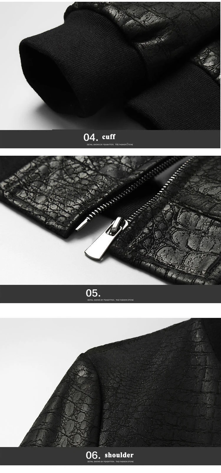 Мужская кожаная куртка размер S - XXXL цвет в ассортименте